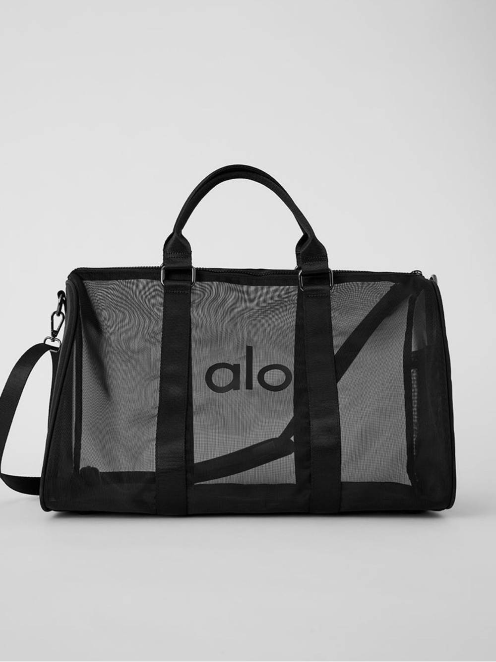 Alo Sheer Duffle Bag / gym bag NWT - Picture 2 of 7